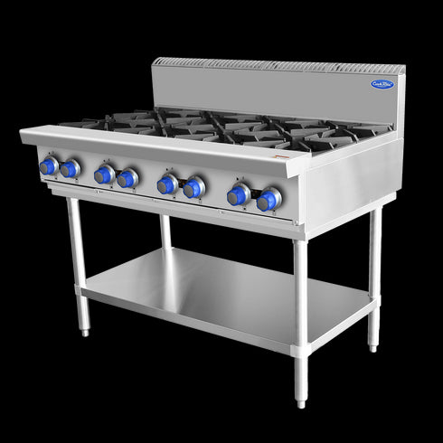 Cookrite 8 Burner Cook Top and Stand AT80G8B-F